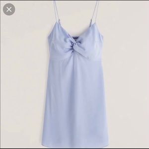 abercrombie twist front mini dress